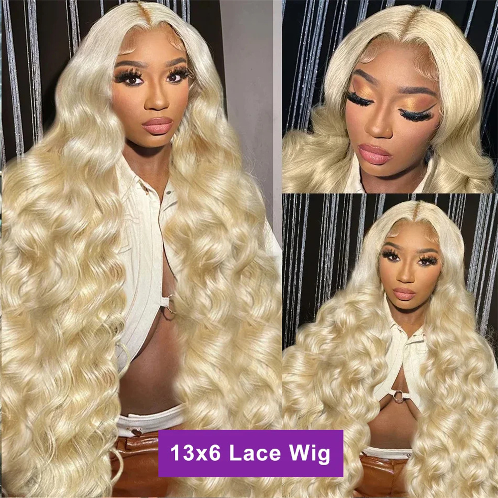 Finros ボディウェーブ 13 × 6 HD 透明 61 - 613 Blonde Body Wave Lace Front Wig のレビューと価格
