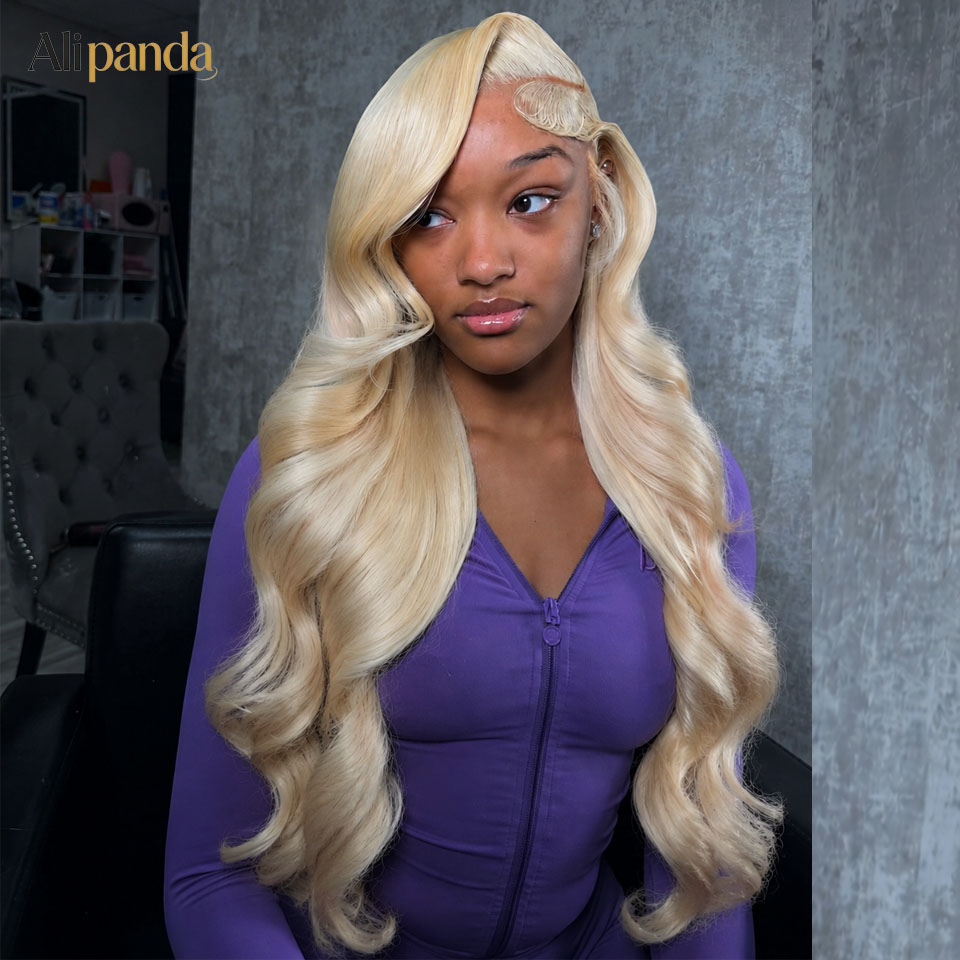 613 HDレースフロントウィッグ 13x6 30インチ 2 - 613 Blonde Body Wave Lace Front Wig のレビューと価格